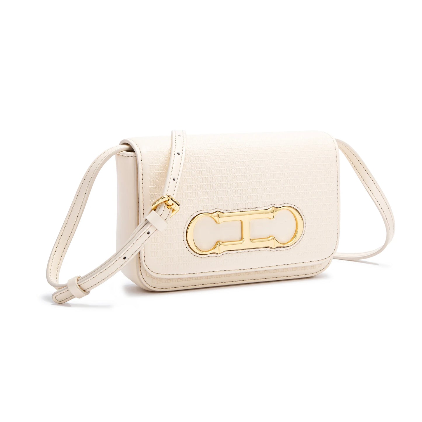 CHCH Women's Crossbody Bag 2024 New Flip Saddle Bag Simple Commuter Small Square Bag