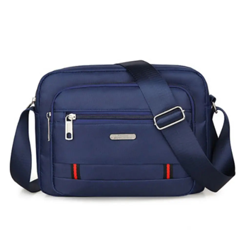 New Fashion Embroidery Shoulder Bag | Sophisticated Canvas Zipper Handbag | Elegant Square Crossbody Purse | "Dignified" Lightweight Tote for Versatile Daily Styling Luxegan