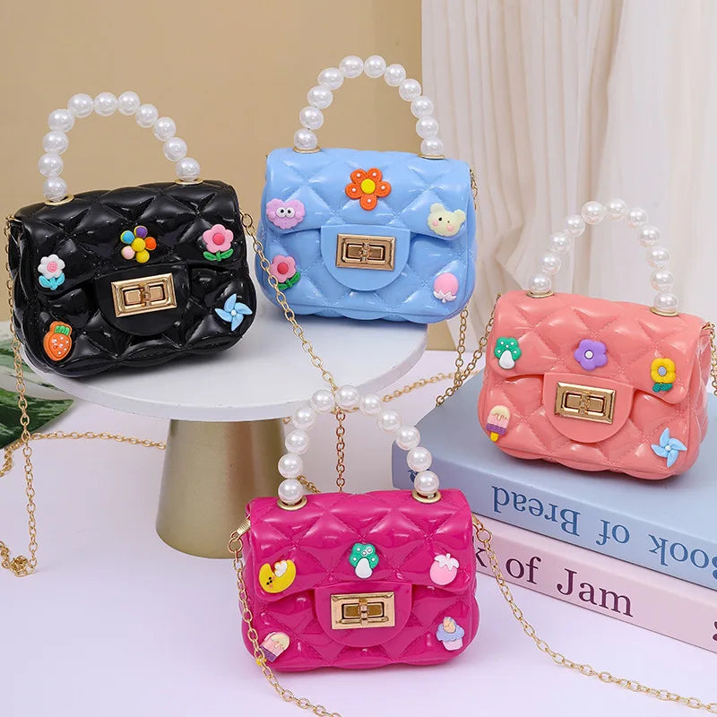 Barbie Fashion Women's Crossbody Bag | Mini Shoulder Bag, Mobile Phone Coin Purse & Cosmetics Storage Small Square Bag Luxegan