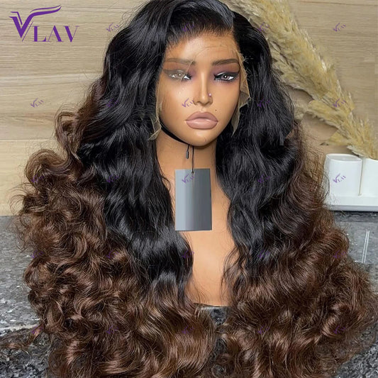 400 Density Glueless Wigs Human Hair Bouncy Curly Super Double Drawn 360/13×6/ 13×4 HD Lace Frontal Wigs Preplucked P1B/4 Color