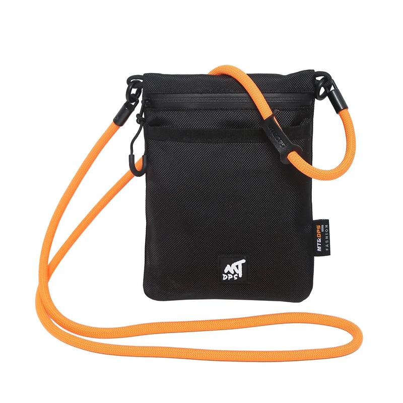 Original Design Nylon Cloth Messenger Bag | New Portable Mobile Phone Bag | Unisex Simple Shoulder Satchel with String Closure Luxegan