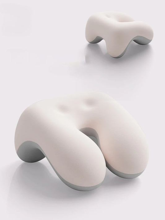 Memory Foam Office Chair Head Support | Sophisticated "Concave" Neck Silhouette | Elegant Adjustable Computer Chair Nap Pillow | "Dignified" High-Performance Support for Radiant Versatile Styling Luxegan