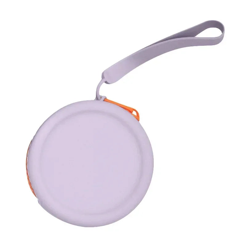 Cute Solid Color Silicone Coin Purse | Mini Cylindrical Clutch Pouch Luxegan