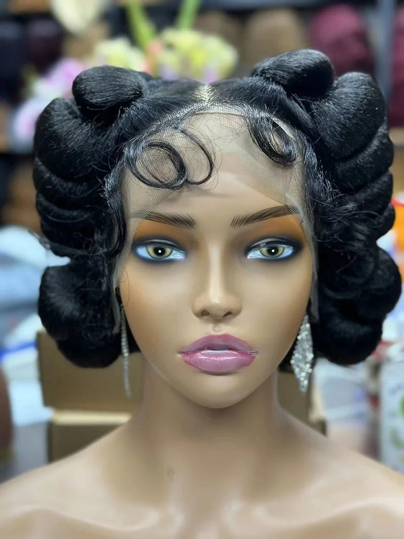 HD Full Lace Knotless Box Braids Wig | Handmade African Braiding Hair Luxegan