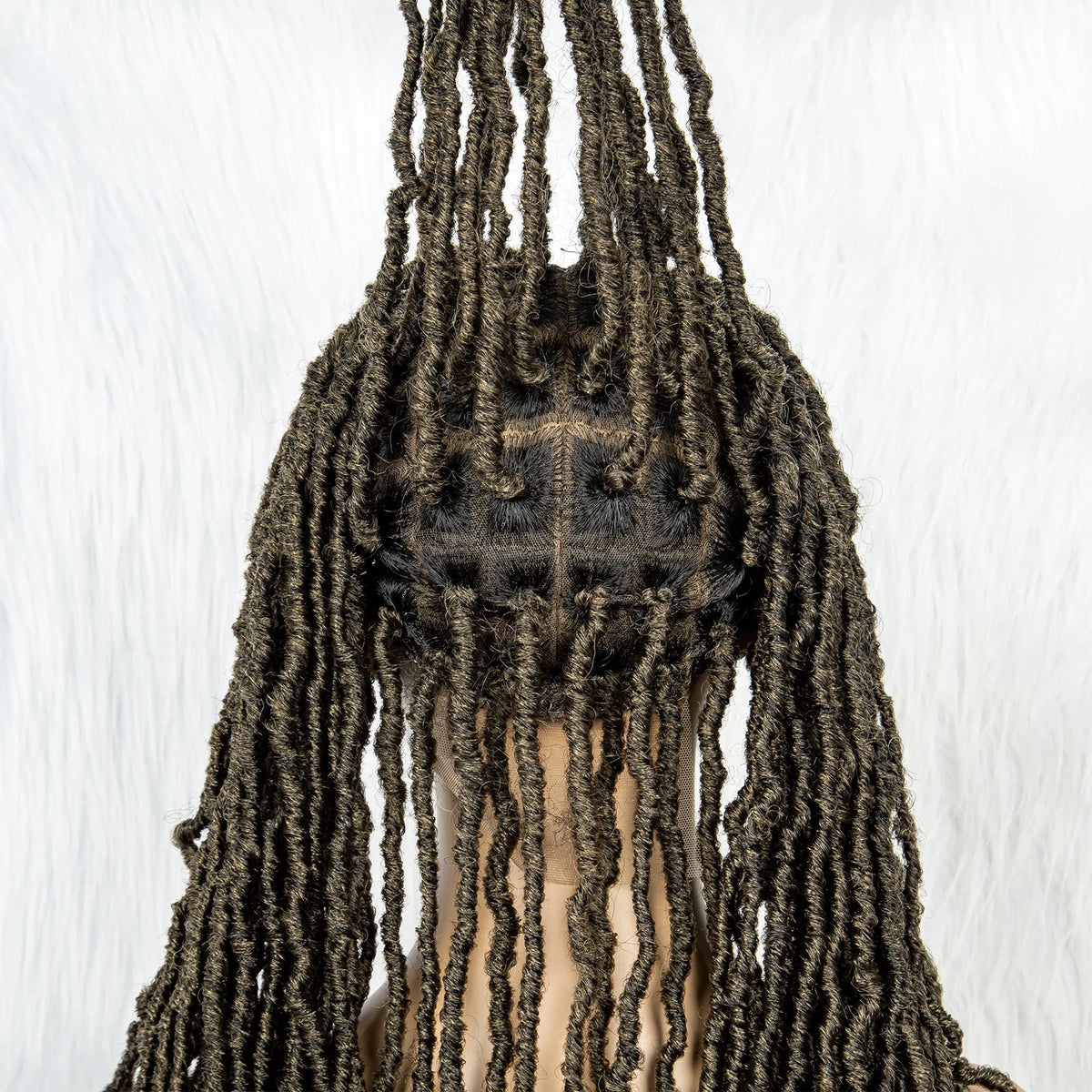 Pink & Blue Braided Wig | Full Lace Butterfly Locs & Dreadlocks