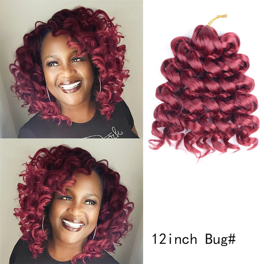 12-Inch Italian Curls Crochet Braiding Hair – Loose Wave | Pre-Stretched | 68 Colors | 75g & 100g - view 46