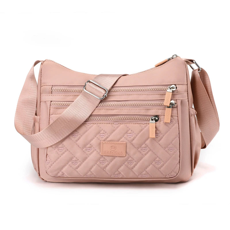 Waterproof Nylon Messenger Bag | Fashion Satchel Shoulder & Crossbody Luxegan