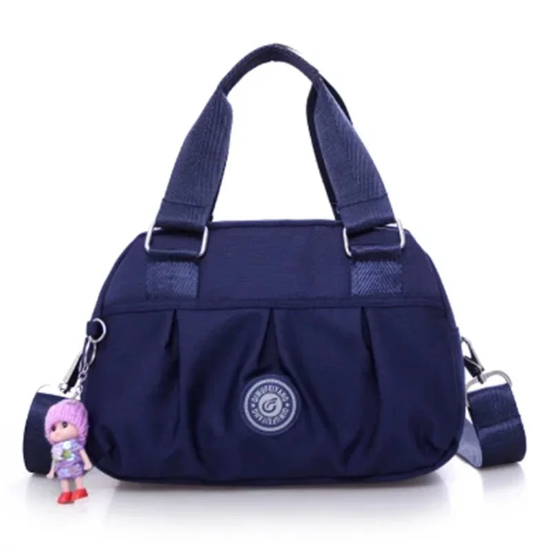 Waterproof Oxford Large Capacity Travel Duffle | Women’s Fashion Travel Shoulder Bag | Durable Versatile Shopping Tote | High-Quality Oxford Cloth Weekend Valise Luxegan
