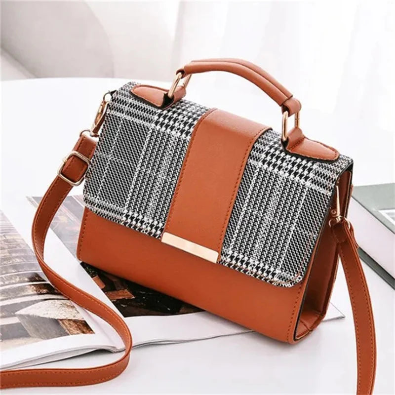 New Arrival Retro Women Handbag High Quality Ladies Crossbody Messenger Bags | PU Leather Female Flap Shoulder Bag Luxegan