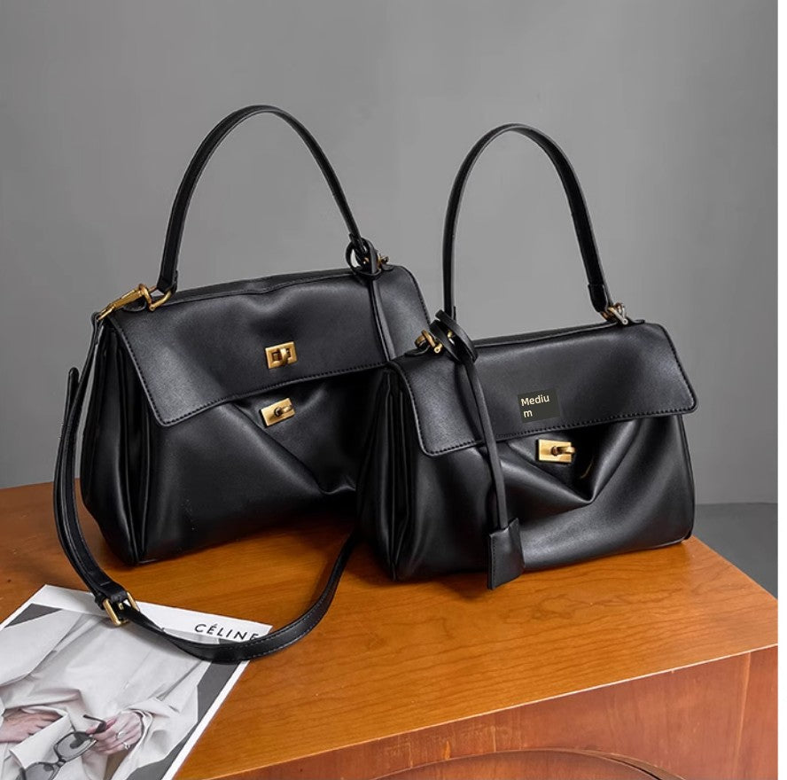 PU Loose Tote Bag | Niche Style Large Capacity Crossbody Luxegan