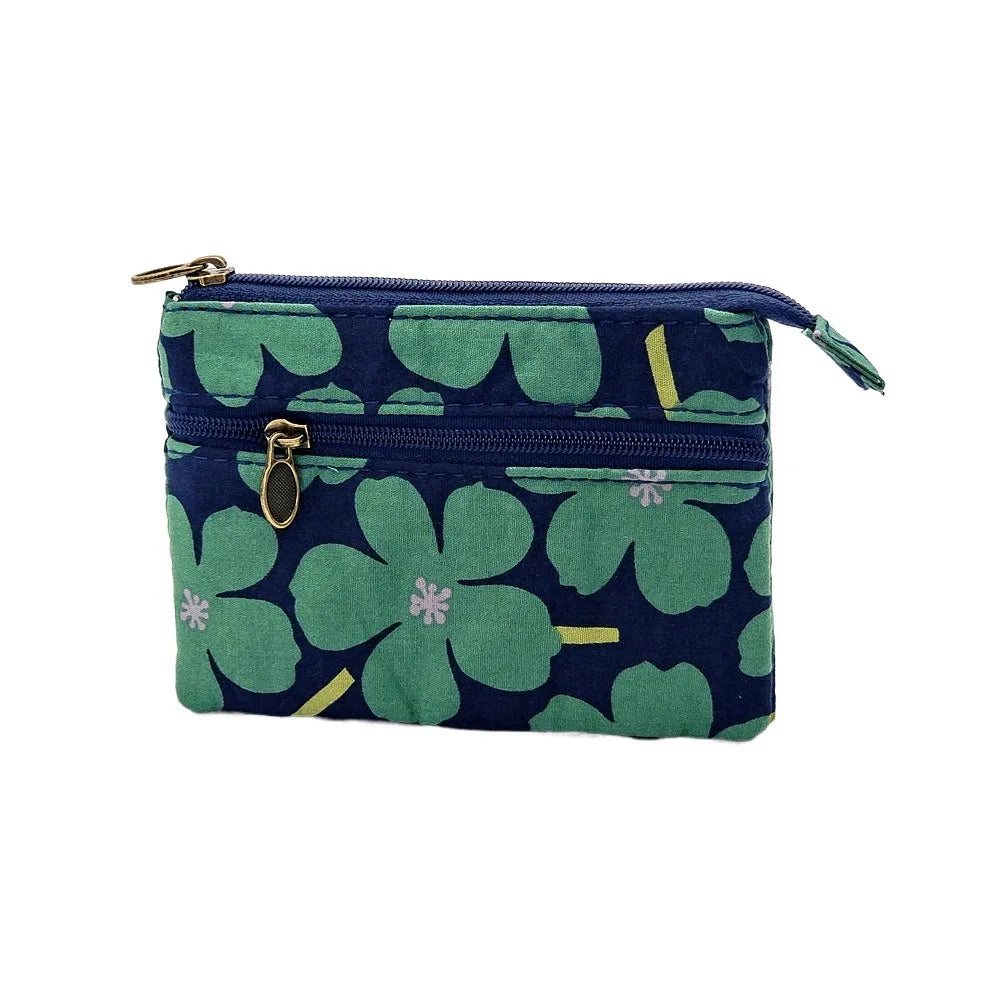 New Fashion Canvas Waterproof Coin Purse | Short Zipper Simple Organizer Clutch & Money Bag for Women Luxegan