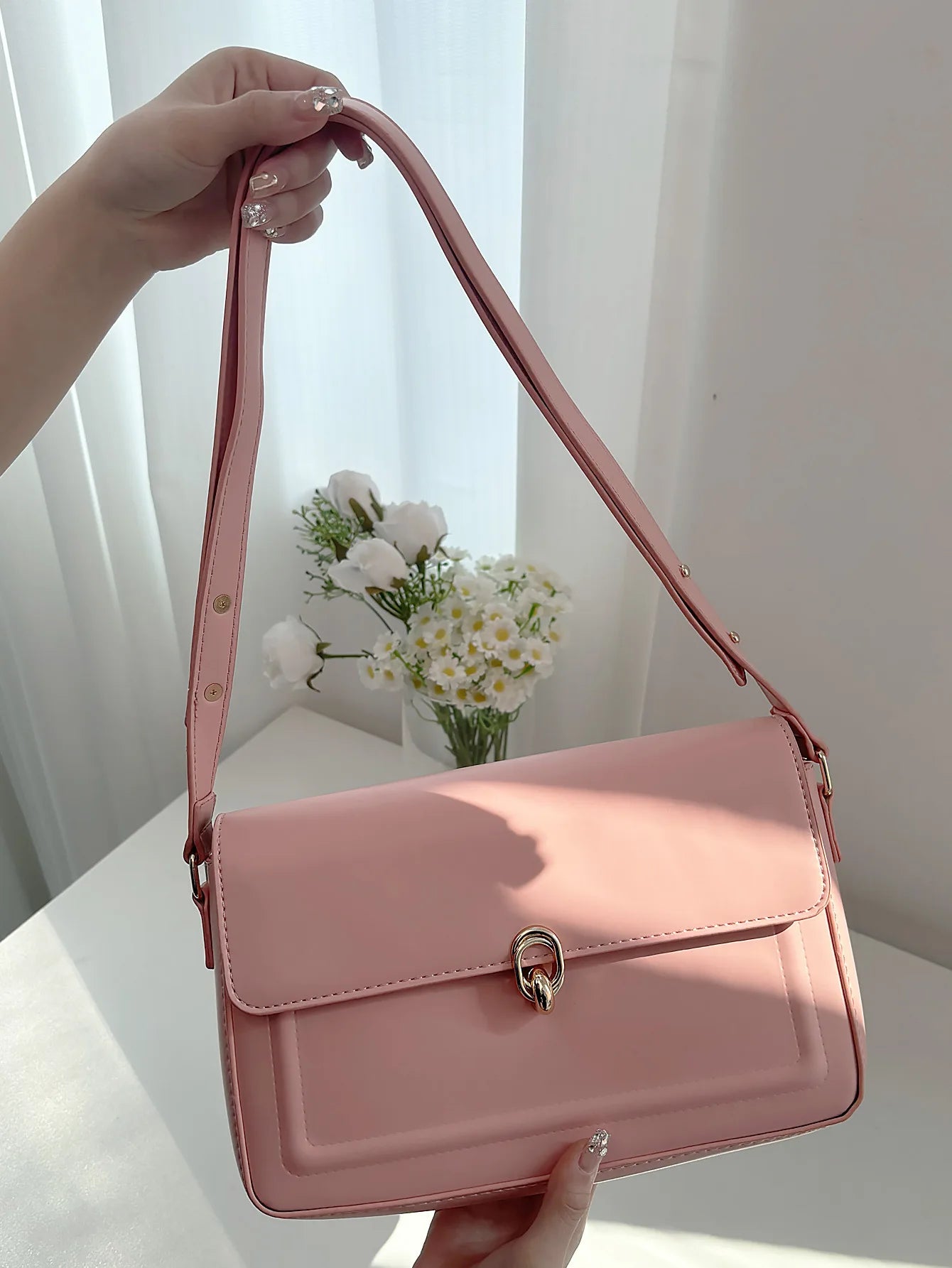 High-Texture Red Retro Bridal Wedding Bag | French Handbag & Commuter Underarm Bag Luxegan