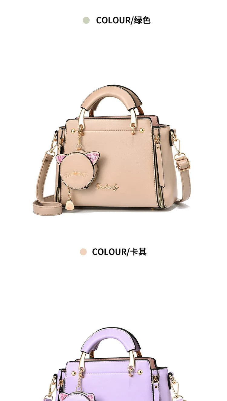 Summer New Women's Bag | Large Capacity Simple Shoulder Bag & New Handbag with Wallet (Crossbody Small Bag Bolso Mujer) Luxegan