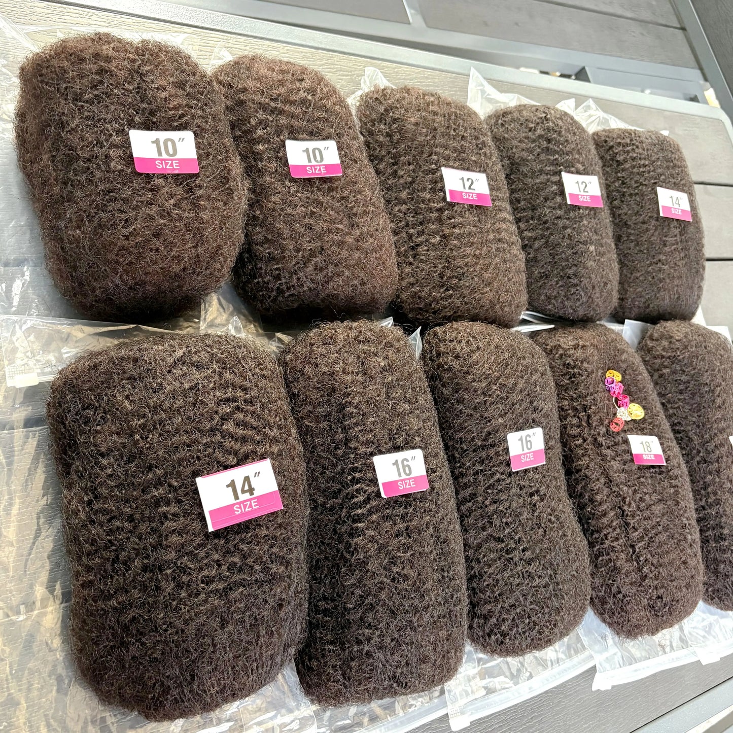 4C Afro Kinky Human Hair Bulk | Locs, Twists & Braids Extensions | 10-18in
