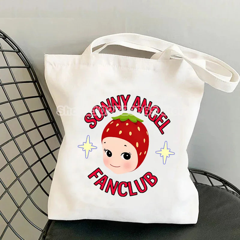 Canvas Character Casual Tote | Soft Cute Cartoon Shopping & Student Bag Luxegan