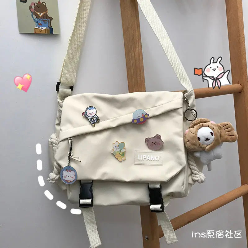 Canvas Diagonal Cross Bag | Youth Fashion Casual Shoulder Bag & Messenger Bag Luxegan