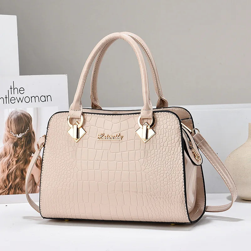 Women's Fashionable Shoulder & Messenger Bags | Large Capacity Mother's Handbag Luxegan