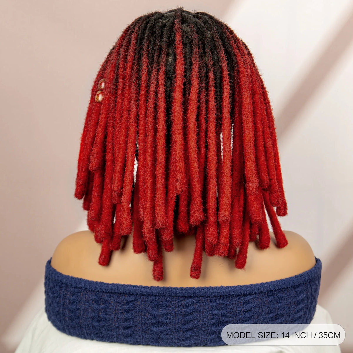 14 Inch Twisted Dreadlock Box Braided Wig | Full Lace | Baby Hair