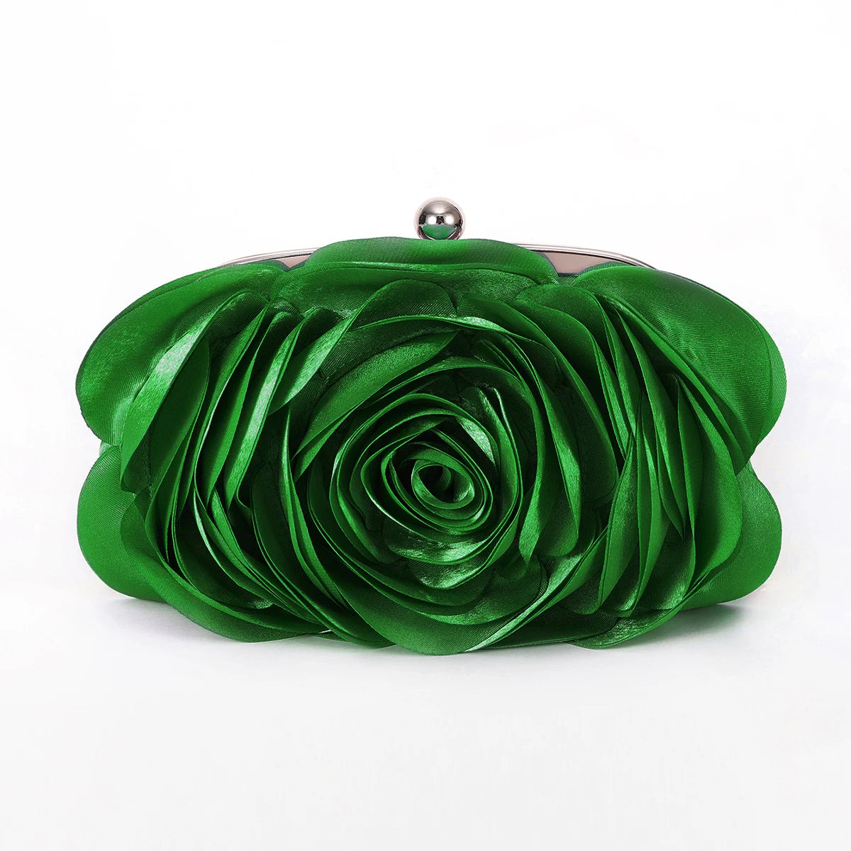 Floral Evening Clutch Bag | Flower Bride Purse & Wedding Handbag Luxegan