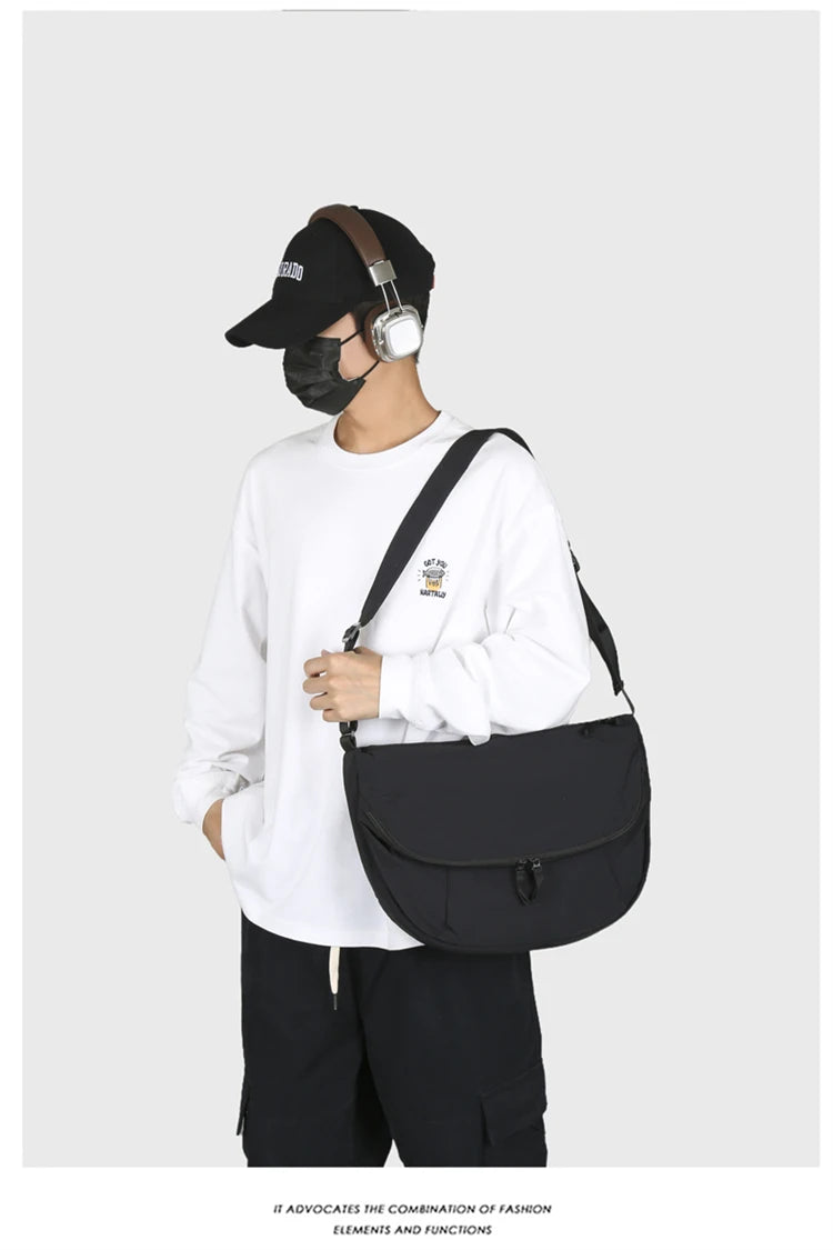 Ultra-light Nylon Dumpling Bag | Soft & Trendy Crossbody Hobo Luxegan