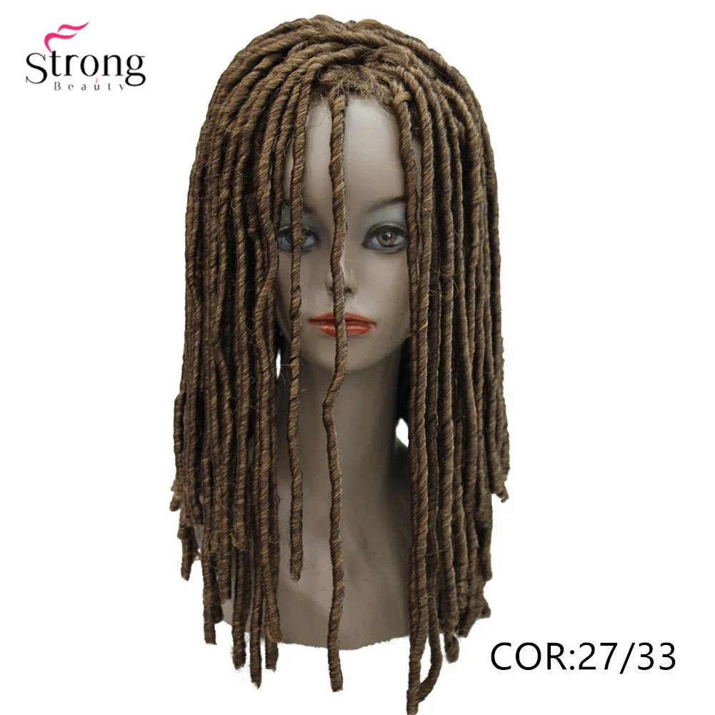 StrongBeauty Twist Hair Crotchet Braids Wigs Synthetic Dreadlocks Braids Hair Wig Luxegan