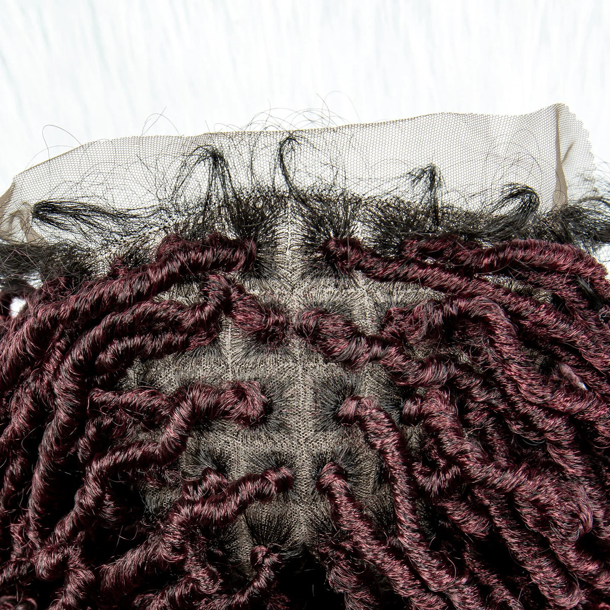 Pink & Blue Braided Wig | Full Lace Butterfly Locs & Dreadlocks