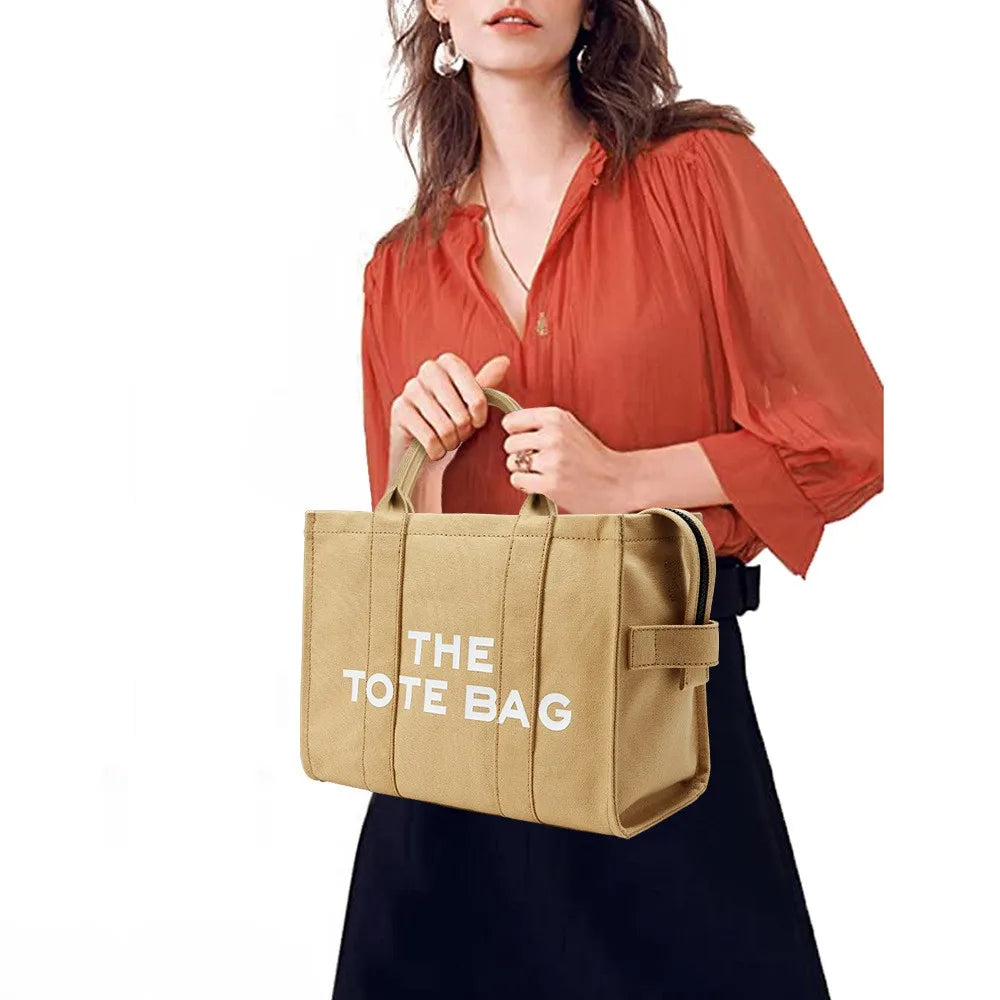 The Tote Bag | Designer Canvas Crossbody Handbag Luxegan