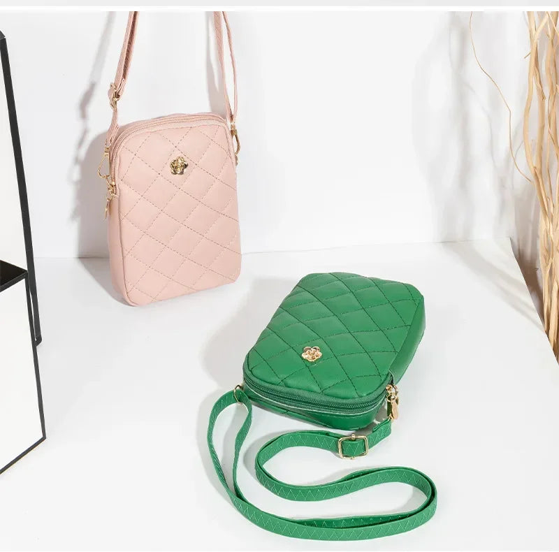 New PU Crossbody Bag | Simple Handbag, Mini Cell Phone Bag & Summer Small Square Bag Luxegan