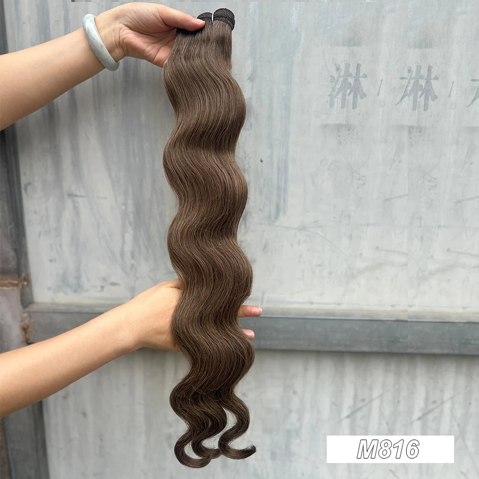 High-Temperature Synthetic Body Wave Hair Extensions – 26 & 30 Inch | Piano & Ombre Colors - view 31
