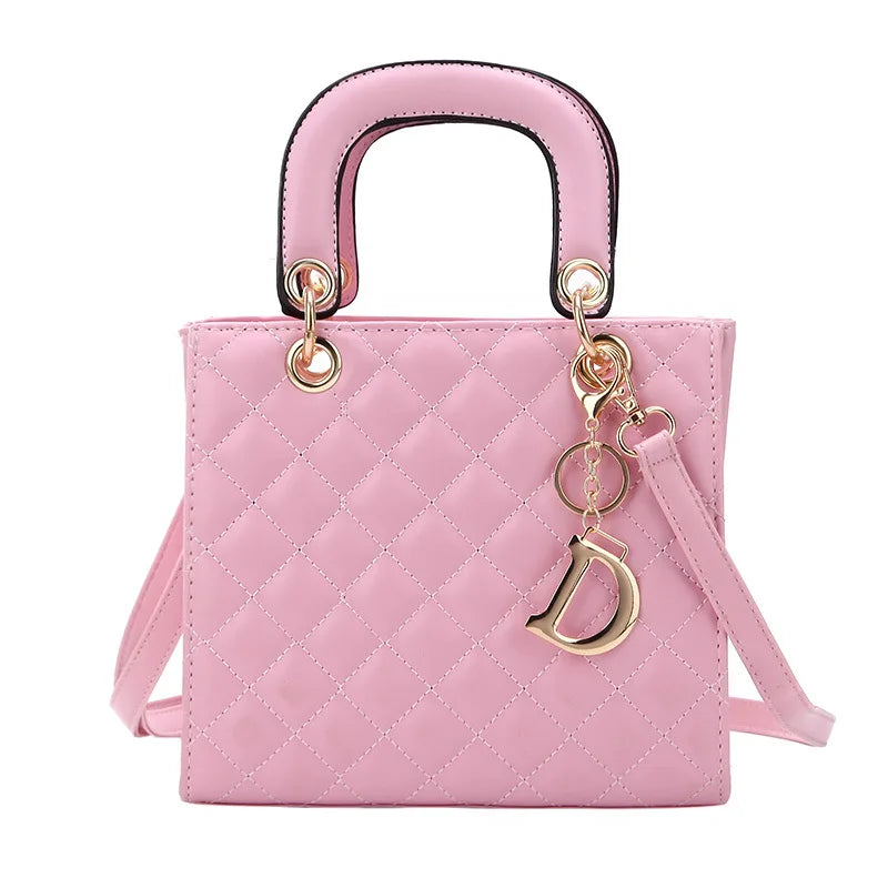 Luxury Lingge Chain Tote Bag | Women's Fashion Shoulder & Crossbody Handbag Luxegan