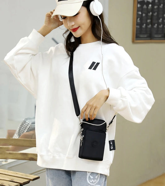 New Women's Mobile Phone Bag | Nylon Cell Phone Bag, Small Crossbody Bag & Travel Purse Luxegan