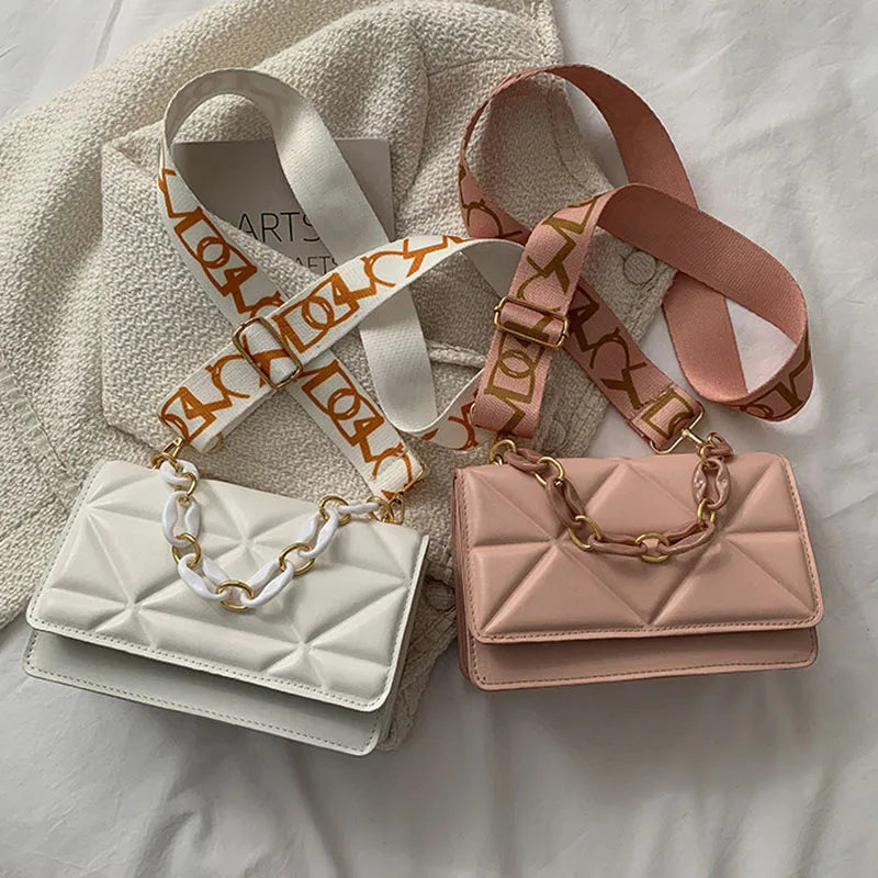 Large Capacity Shoulder Bag Women | Female Fashion Casual Handbags & PU Leather Crossbody Clutch Flap Bag (Streetwear Accessory) Luxegan