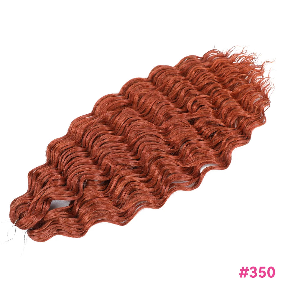 Anna Curls Loose Wave Synthetic Crochet Braiding Hair 24in | 50 Strands | 22 Colors - view 40
