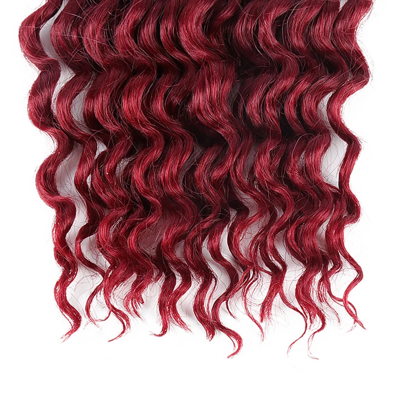 Deep Wave Boho Braids Synthetic Hair – Bulk Braiding Hair for Boho & Knotless Styles