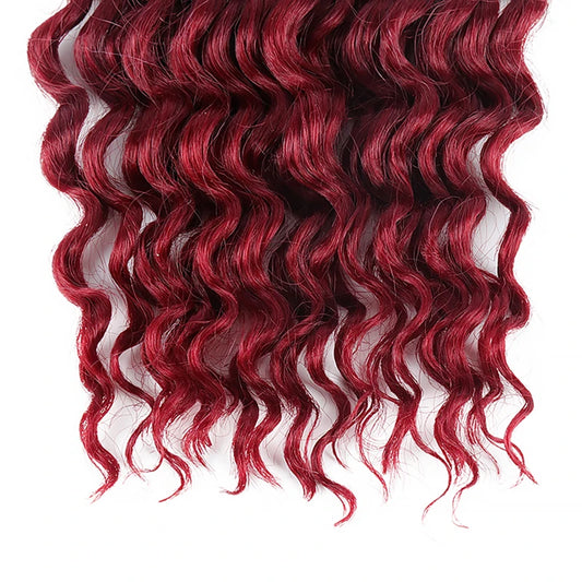 Deep Wave Boho Braids Synthetic Hair – Bulk Braiding Hair for Boho & Knotless Styles - view 2