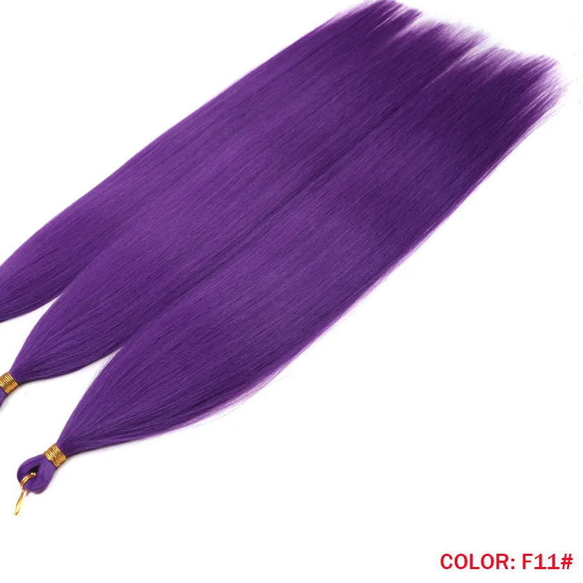 28 Inch Ariel Straight Synthetic Crochet Braids Hair – Ombre & Solid Colors | 300g | 24 Shades - view 5