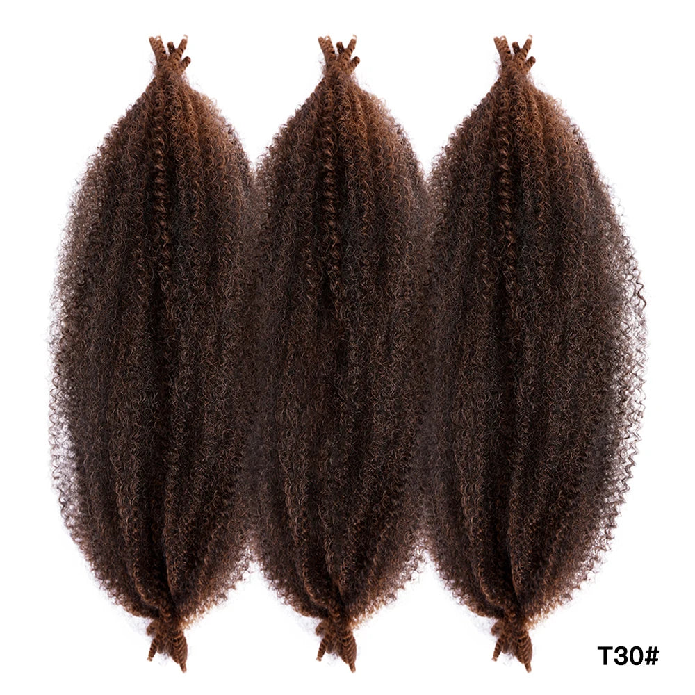 Afro Twist Crochet Hair – Pre-Separated Marley Braids for Natural Styles