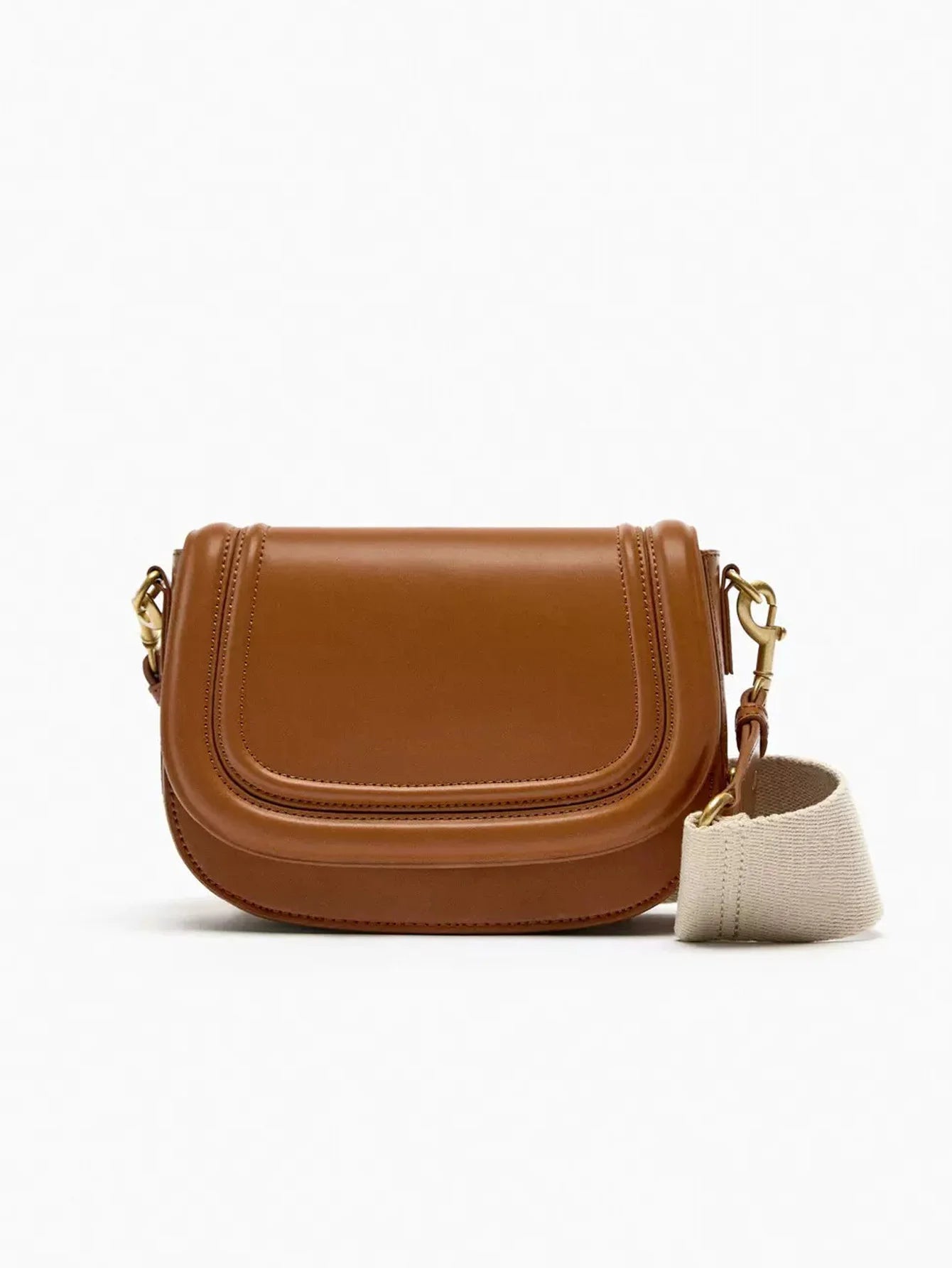Saddle Bag | Popular Foreign Trade Shoulder Bag & New Wide Shoulder Strap Diagonal Cross Armpit Bag Luxegan
