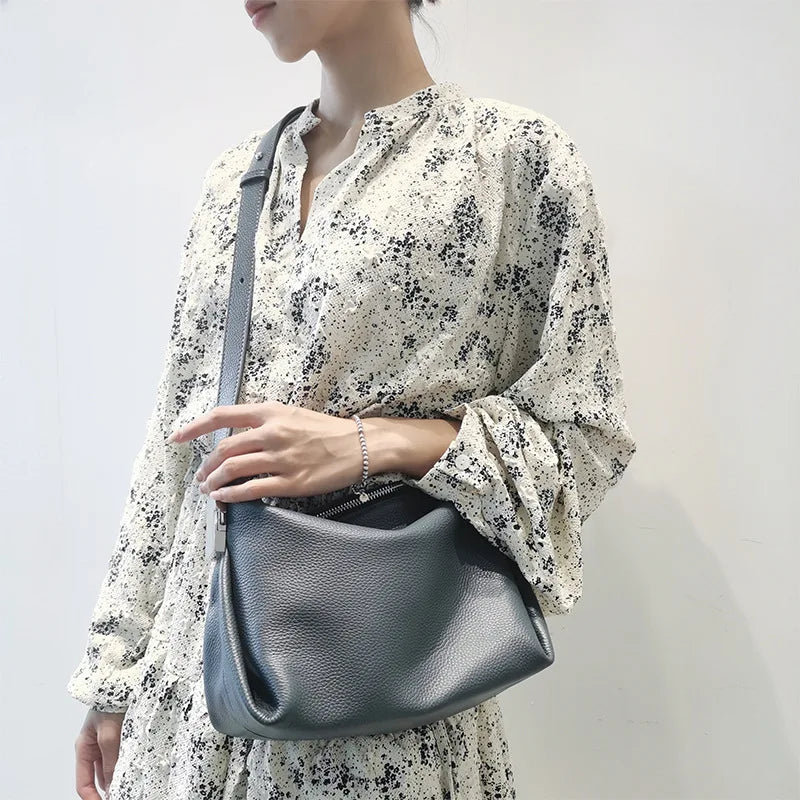 New Crossbody Bag for Women | Genuine Leather Adjustable Straps Shoulder Messenger Purse & Luxury Designer Handbag (Sac A Main) Luxegan