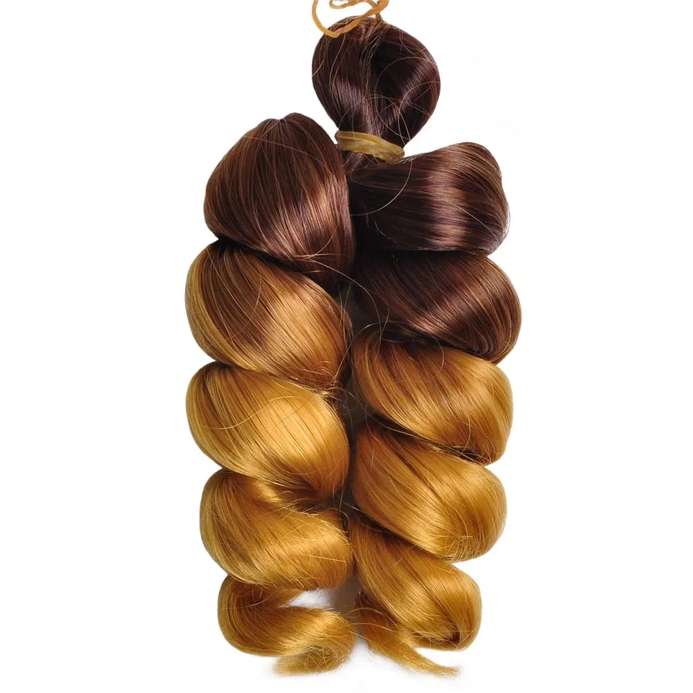 12 Inch French Curls Loose Wave Crochet Braids – Spiral Curly Synthetic Hair for Women - view 27