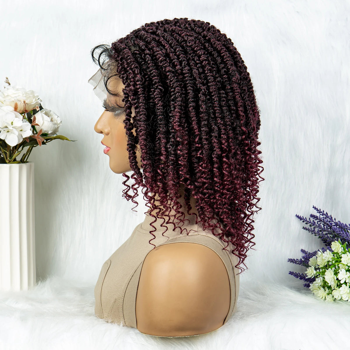 14 Inch Butterfly Locs Dreadlock Wig | Knotless | Lace Front