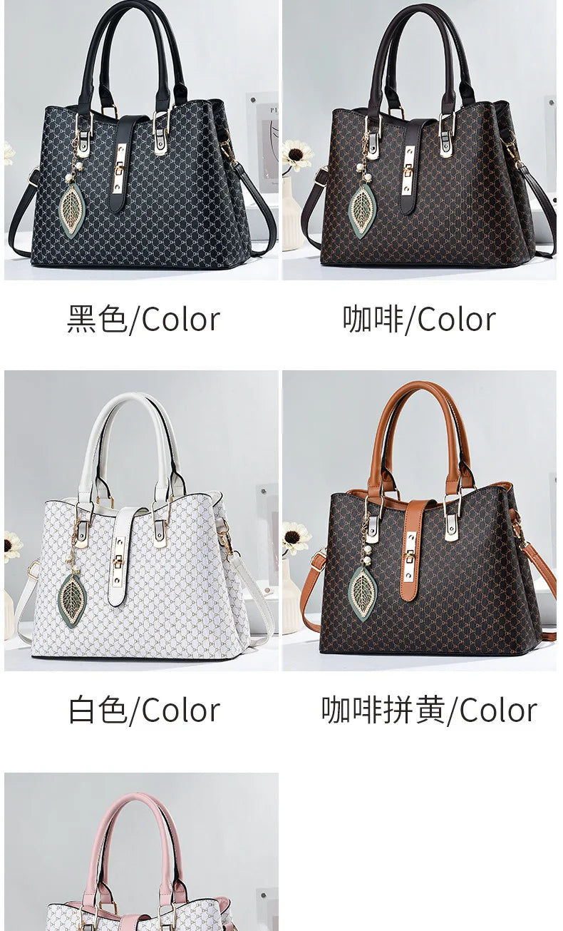 Luxury Brand Designer Women's Handbag | Fashion New Shoulder Bag & Large Capacity High-Quality Crossbody Tote Bag Luxegan