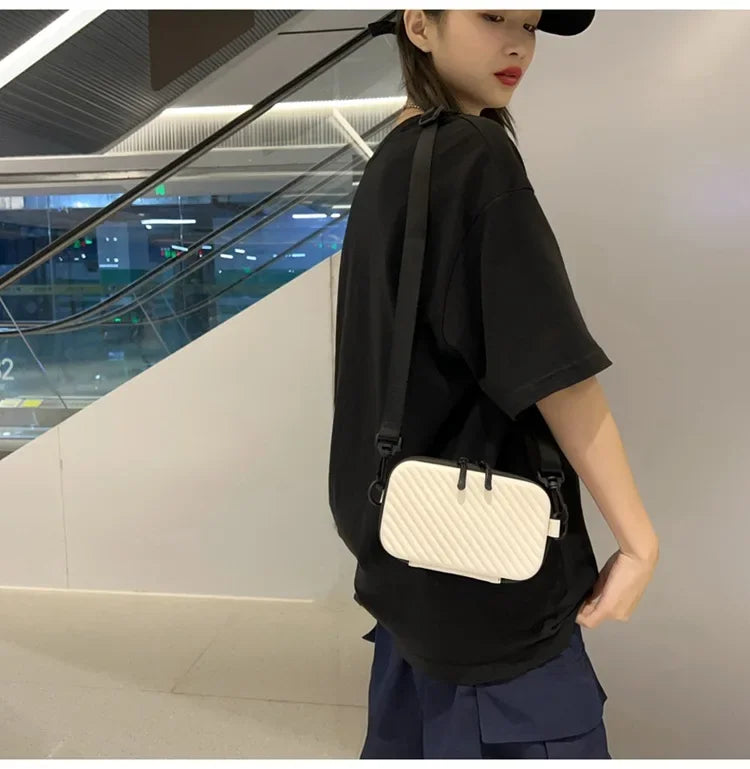 Simple Lightweight Box Bag | Unisex Diagonal Shoulder & Messenger Bag Luxegan