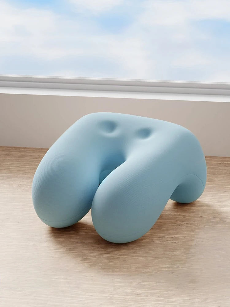 Memory Foam Office Chair Head Support | Sophisticated "Concave" Neck Silhouette | Elegant Adjustable Computer Chair Nap Pillow | "Dignified" High-Performance Support for Radiant Versatile Styling Luxegan