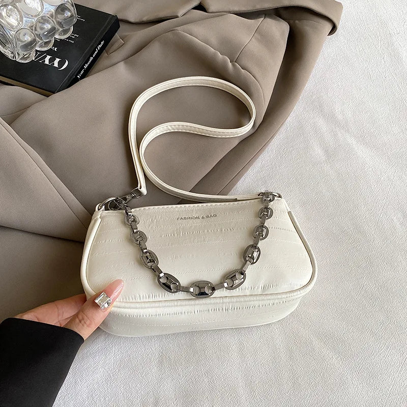 Fashion Chain Strap Crossbody Bags for Ladies | Versatile Women's Shoulder Bag for Daily Use | Casual Designer Handbags Luxegan