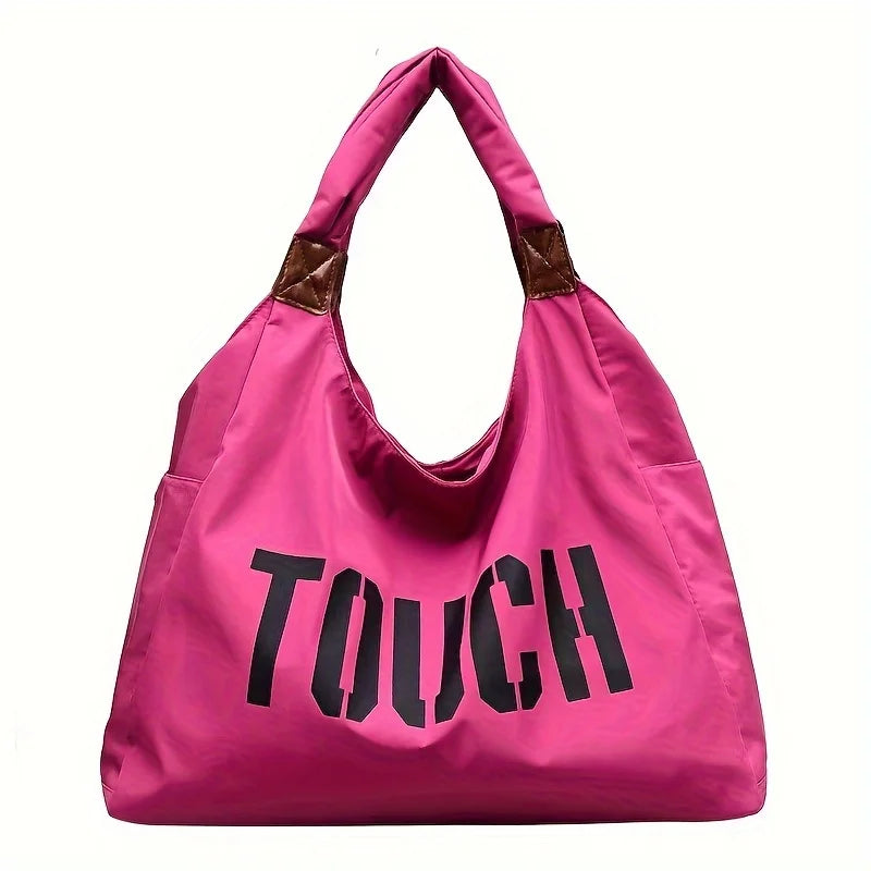 Large Capacity Casual Mother Bag | Simple Nylon Oxford Fabric Travel & Yoga Shoulder Tote Bag for Women Luxegan