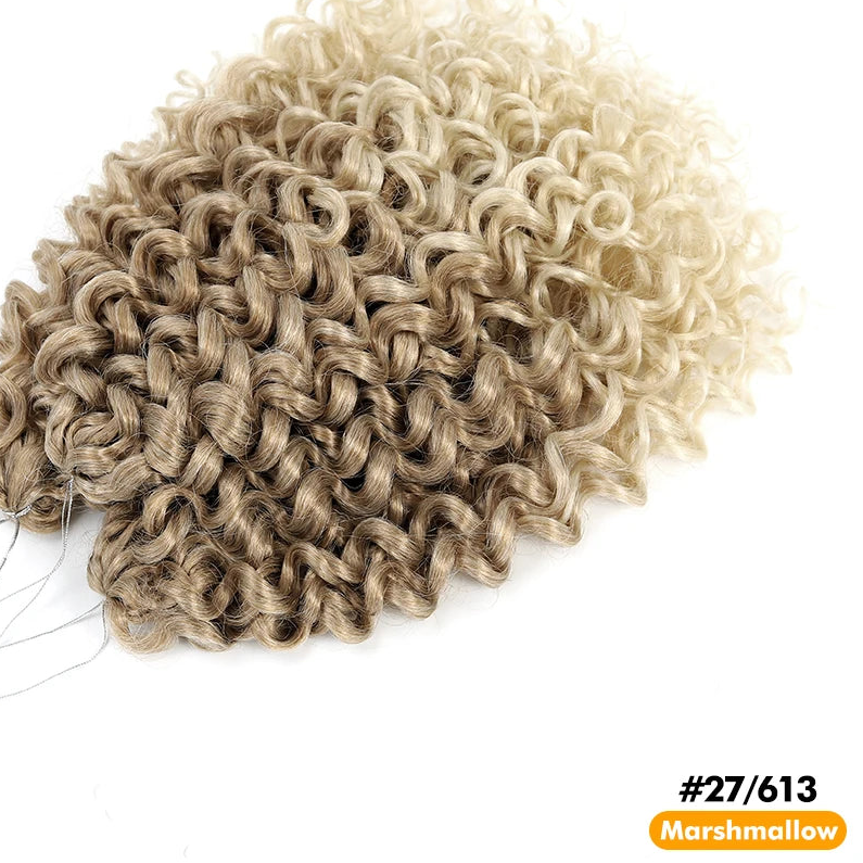 Synthetic Afro Curl Crochet Hair | Kinky Curly Twist Braiding Extensions Luxegan