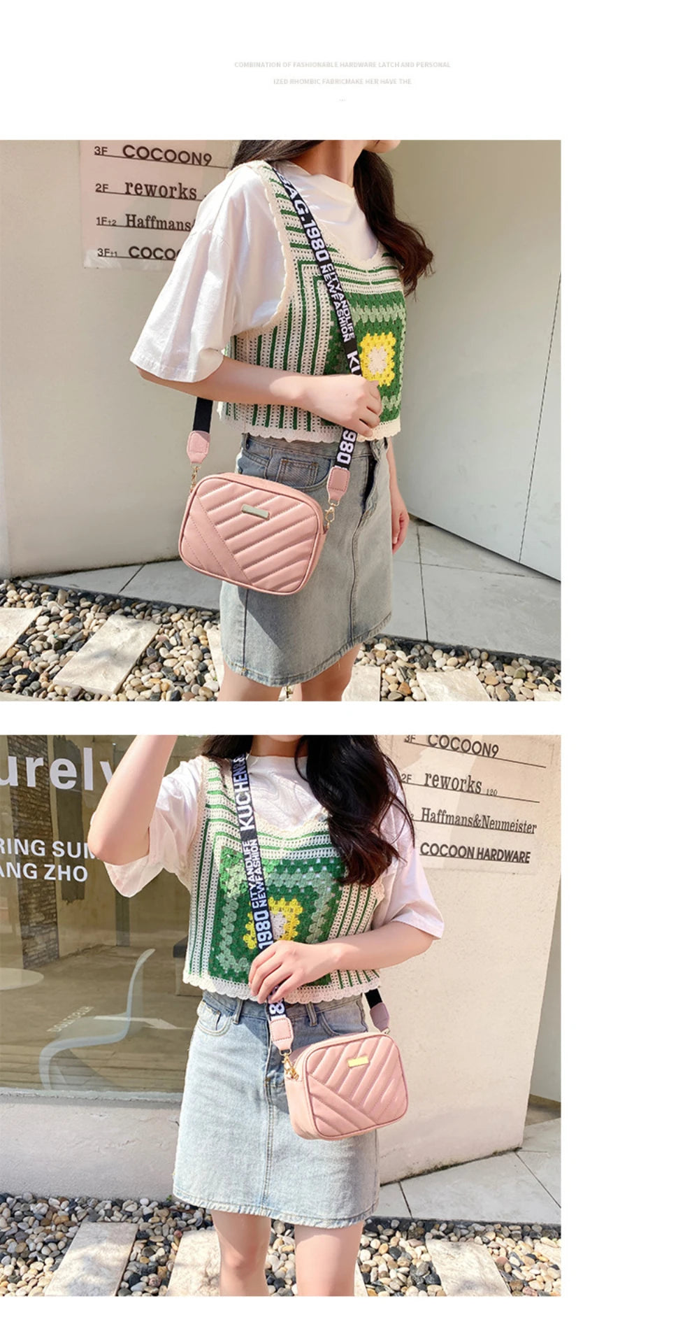 High-Quality PU Shoulder Bags for Women | Simple Crossbody Casual Messenger Bag & Phone Bag Luxegan