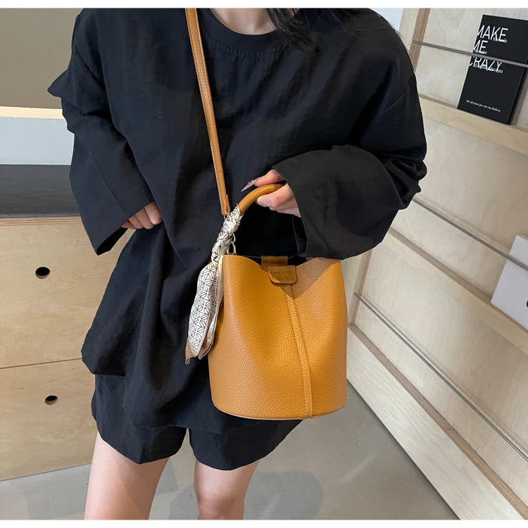 Senior Sense Retro Color Small Bag | Women's New Crossbody Bag & Super Fire Bucket Bag Luxegan