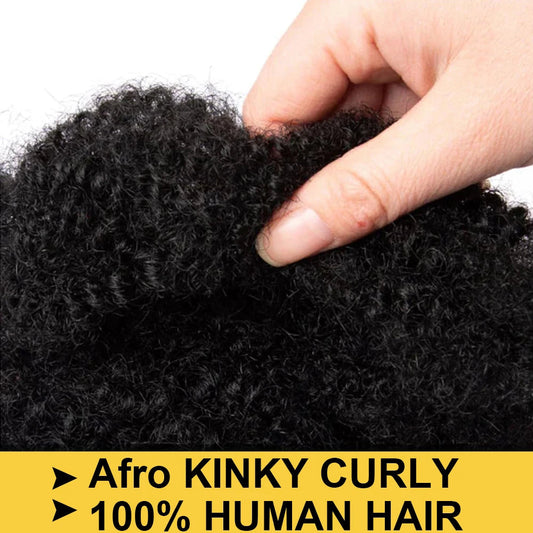 Afro Kinky Bulk Human Hair for Dreadlocks & Locs | 98% Peruvian Hair Twist Braiding Extensions - view 2